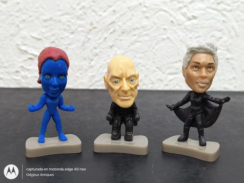 Lote 3 Figuras Cabezones X-men Marinela Promocionales 2014