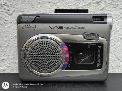 Grabadora Portátil De Cassette Panasonic Rq-l30 Con Detalle