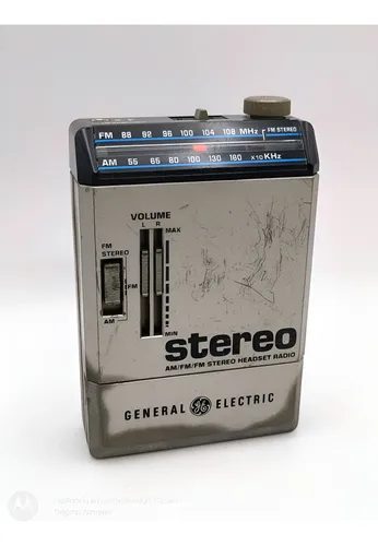 Radio Portátil Am/fm General Electric No.7-1010a No Sirve Gris Oscuro