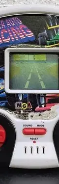 Videojuego Super Auto Racing D Microgames Of América Vintage Rojo Con Blanco Y Negro — Gaming vintage, años 90s (foto 4)