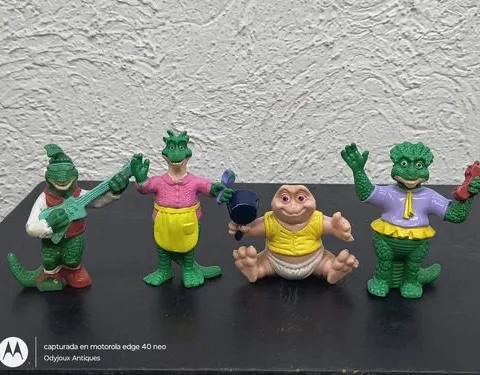 Dinosaurios Familia Sinclair Ricolino Lote 90's Retro 4-pack