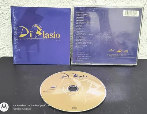 Cd Di Blasio - Grandes Éxitos Bmg Music 1996 Original