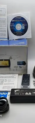 Videocámara Digital Samsung De Dvd Sc-dc175 34x Zoom En Caja Plateado — Video vintage, años NOW