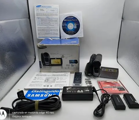 Videocámara Digital Samsung De Dvd Sc-dc175 34x Zoom En Caja Plateado