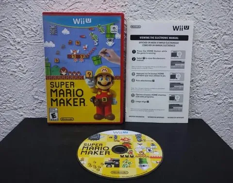Super Mario Maker Wii U Usado Funcionando Original