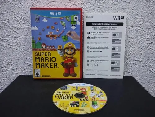 Super Mario Maker Wii U Usado Funcionando Original — Gaming vintage, años NOW