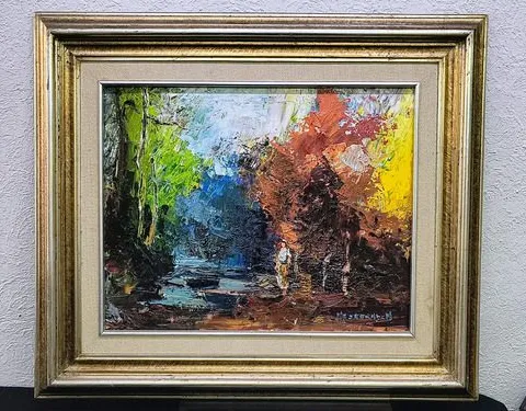 Cuadro Impresionista Enrique Mondragón Óleo 50x40