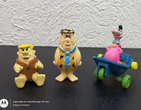 Lote Figuras De Los Picapiedra Novelty 1992 Pablo Pedro Dino