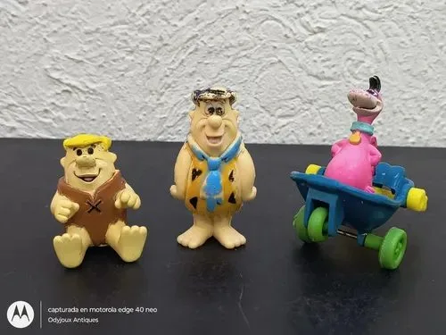 Lote Figuras De Los Picapiedra Novelty 1992 Pablo Pedro Dino — Coleccionables vintage, años 90s