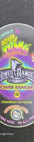 Tazo Sabritas Sabritoing Power Rangers 90's #100 Retro Orig — Coleccionables vintage, años 90s (foto 4)