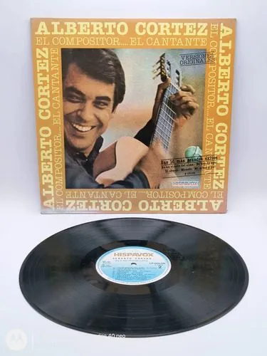 Disco Lp Acetato Alberto Cortez 16 Grandes Éxitos Emi 1985 Estándar