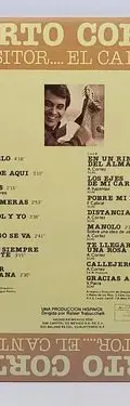 Disco Lp Acetato Alberto Cortez 16 Grandes Éxitos Emi 1985 Estándar — Audio vintage, años 80s (foto 3)