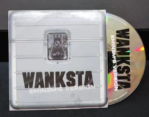 Cd Eminem Wanksta (eminem's Versión) Single 2003 Promo Usa Sencillo