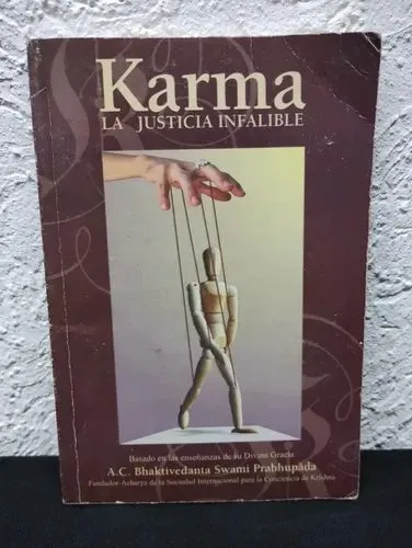 Karma La Justicia Infalible Bhaktivedanta Swami Prabhupada — Coleccionables vintage, años 80s