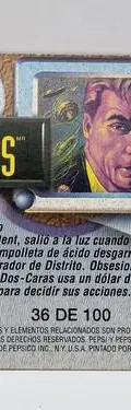 Tarjeta Pepsicard Dos-caras #36 Dc Comics 1995 Pepsi Originl — Coleccionables vintage, años 90s (foto 2)