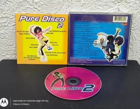 Cd Pure Disco 2 Gloria Gaynor Barry White Polygram 1996