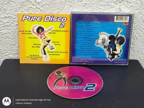 Cd Pure Disco 2 Gloria Gaynor Barry White Polygram 1996 — Audio vintage, años 90s