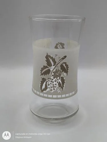 Vaso Bartlett Collins Golden Grape Vintage 1960 300ml Transparente — Coleccionables vintage, años 60s