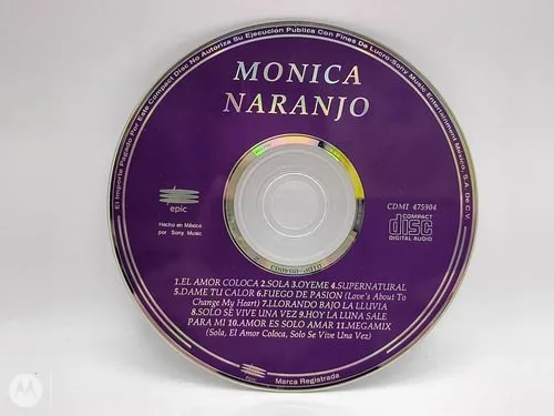 Cd Monica Naranjo Homónimo 1994 Epic Solo Disco Original Estándar — Audio vintage, años 90s