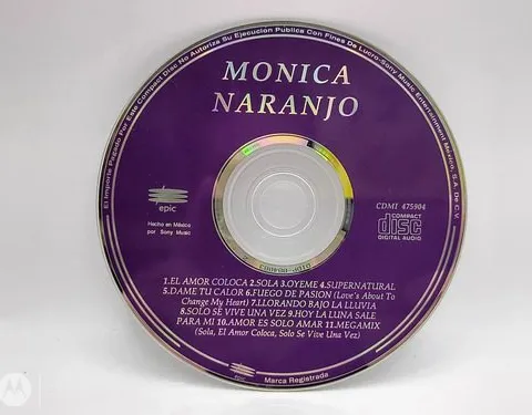 Cd Monica Naranjo Homónimo 1994 Epic Solo Disco Original Estándar