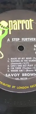 Disco Vinilo Savoy Brown A Step Further London Rec. 1969 Usa Estándar — Audio vintage, años 60s (foto 8)