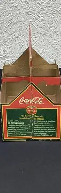 Navidad Coca Cola 90's Cajas Vacías Vintage Botellas 3-pack — Coleccionables vintage, años 90s (foto 5)