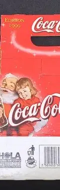Navidad Coca Cola 90's Cajas Vacías Vintage Botellas 3-pack — Coleccionables vintage, años 90s (foto 7)
