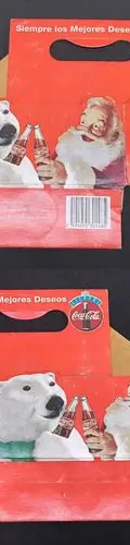 Navidad Coca Cola 90's Cajas Vacías Vintage Botellas 3-pack — Coleccionables vintage, años 90s (foto 10)
