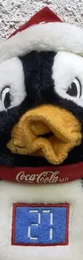 Peluche Pingüino Coca Cola Colección El Tesoro De La Navidad Negro — Coleccionables vintage, años 90s (foto 4)