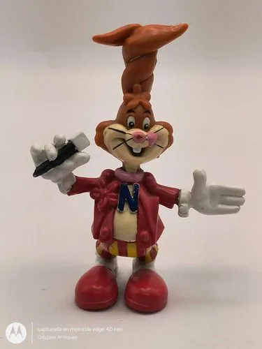 Figura Conejo Nesquik Nestle Orejas Cruzadas Vintage Retro — Coleccionables vintage, años 80s