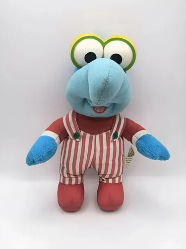 Peluche Gonzo De Los Muppets Babies Mcdonald's 1994 Retro Azul Claro