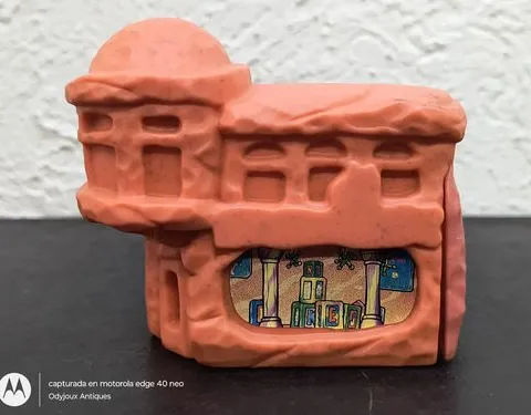 Figura Casa De Los Picapiedra Rosa Mcdonald's 90's Vintage