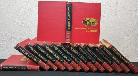 Enciclopedia Ilustrada Cumbre 14 Tomos Negra Grolier Año1982