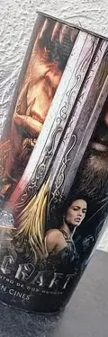 Vaso Cinemex Warcraft  Primer Encuentro De Dos Mundos  2016 — Coleccionables vintage, años NOW