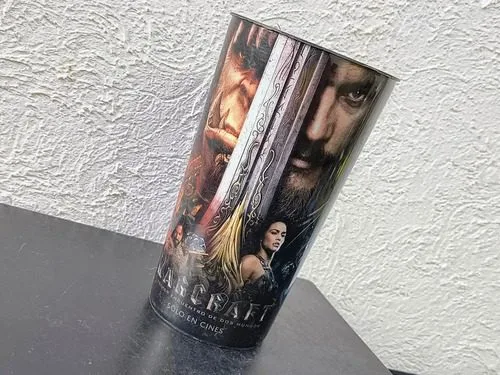 Vaso Cinemex Warcraft  Primer Encuentro De Dos Mundos  2016 — Coleccionables vintage, años NOW