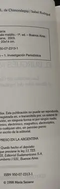 Libro El Burgués Maldito Por Maria Seoane Ed. Sudamericana — Coleccionables vintage, años NOW (foto 6)