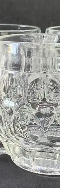 Set Tarros De Cerveza Cristal Grueso Vintage 3-pack 350ml Transparente — Decoración vintage (foto 9)