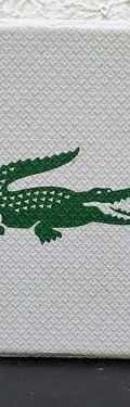 Caja/estuche Para Joyería Marca Lacoste Original Usado Blanco Con Verde — Coleccionables vintage, años 90s (foto 3)