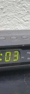 Radio Reloj Am/fm Aiwa Vintage Digital Fr-a25 Clock Radio Negro — Audio vintage, años 80s