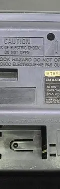 Radio Reloj Am/fm Aiwa Vintage Digital Fr-a25 Clock Radio Negro — Audio vintage, años 80s (foto 7)