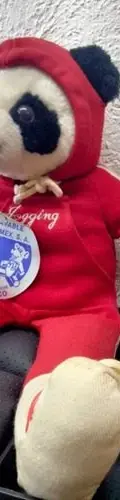 Oso De Peluche Deportista Sudadera Roja Toymex Vintage 40cm  Rojo — Coleccionables vintage (foto 5)