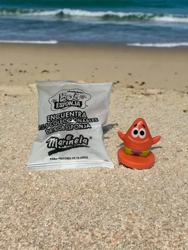 Figura Patricio De Bob Esponja Marinela Bimbo Sellado