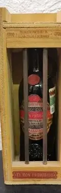Caja Madera Botella Colección Vintage Rhum Old 15años Habane — Coleccionables vintage, años NOW (foto 3)
