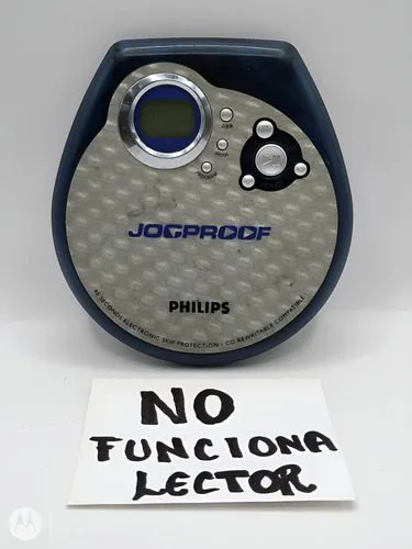 Discman Jogproof Philips Ax-3201 Cd Player No Sirve Lector Plateado Con Azul — Audio vintage, años 90s