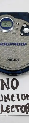 Discman Jogproof Philips Ax-3201 Cd Player No Sirve Lector Plateado Con Azul — Audio vintage, años 90s (foto 2)