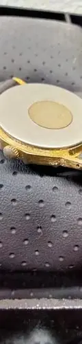 Reloj Q&q De Cuerda Vintage Para Mujer Original  Negro Dorado Blanco — vintage México (foto 6)