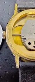 Reloj Q&q De Cuerda Vintage Para Mujer Original  Negro Dorado Blanco — vintage México (foto 8)
