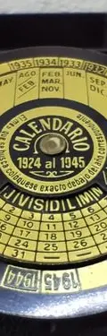 Calendario Metalico Vintage 1924 A 1945 Publicidad F.armida — Coleccionables vintage (foto 3)
