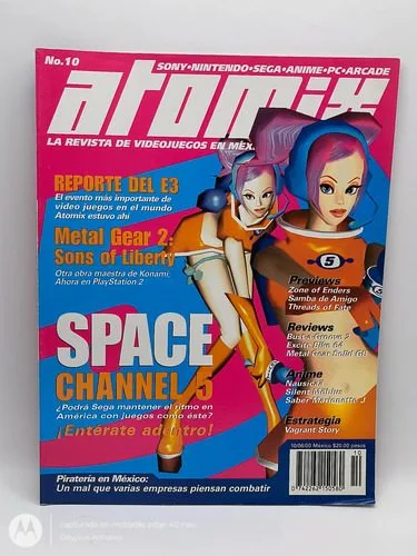 Revista Atomix No.10 Junio Año 2000 Space Chanel 5 — Coleccionables vintage, años NOW