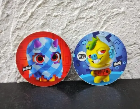 Tazos Super Funki Punky Classic 2-pack 2013 Ashley Y Monty